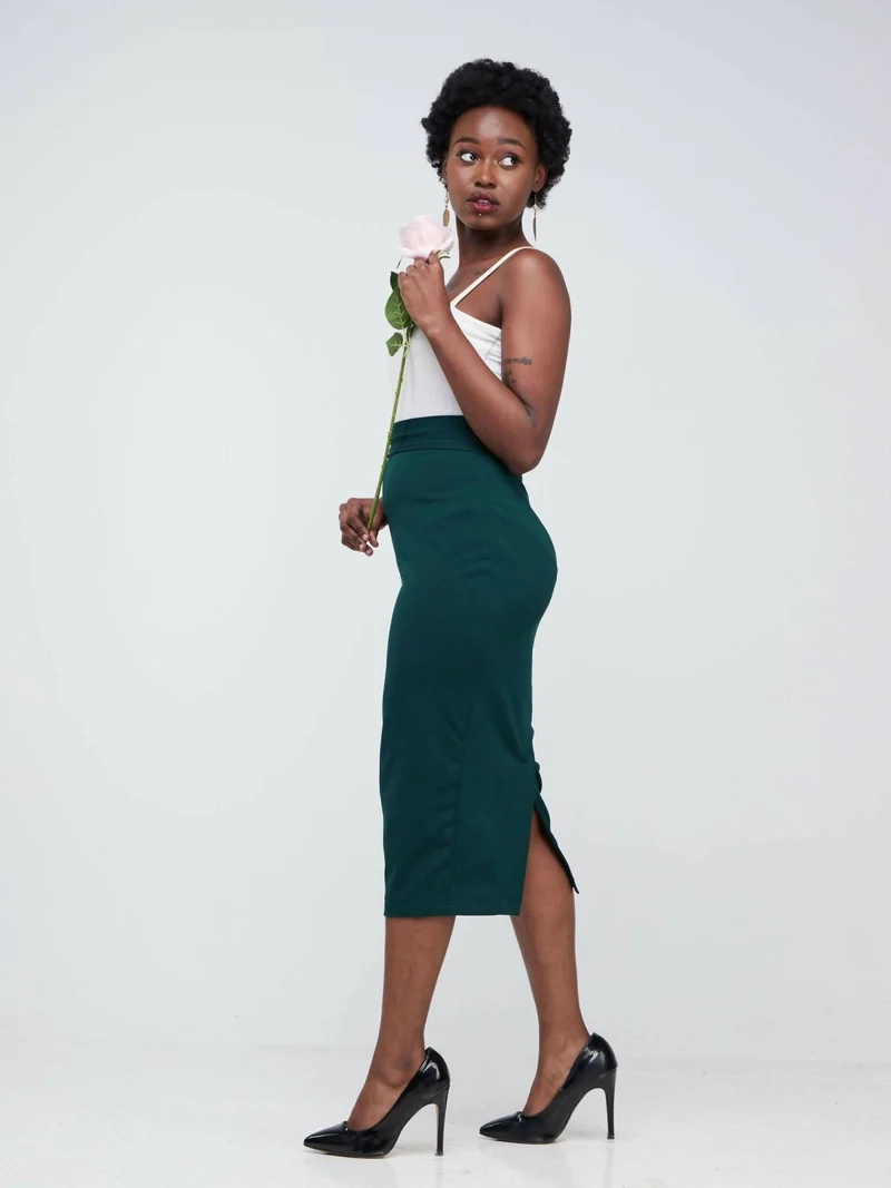 WSC Pambo Siri Studio Pencil Skirt - Green