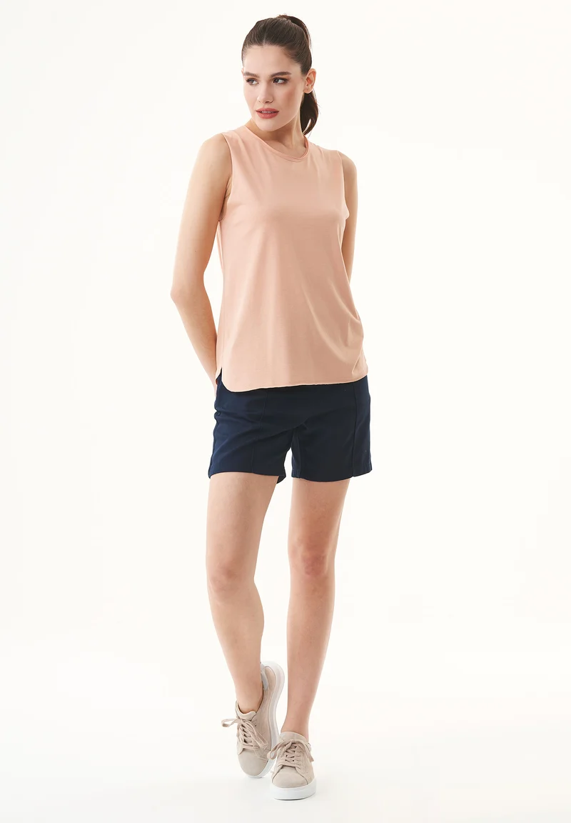 Top aus TENCEL™ Modal und Bio-Baumwolle