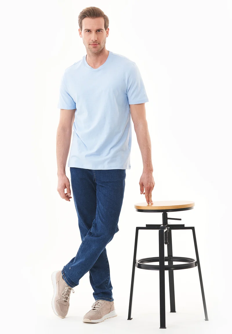 Basic T-Shirt aus Bio-Baumwolle