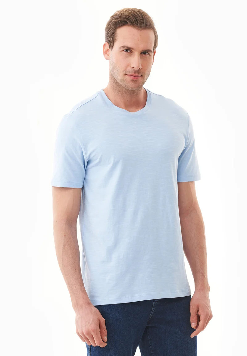 Basic T-Shirt aus Bio-Baumwolle