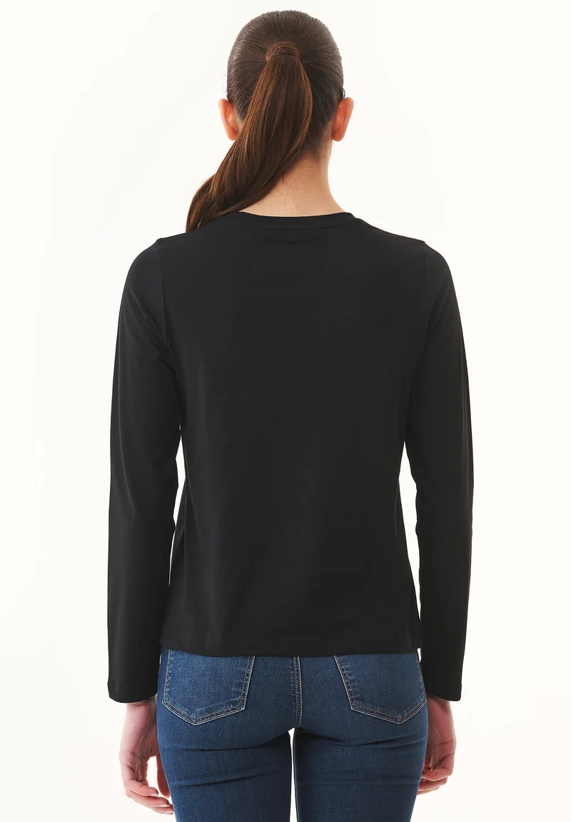 Langarmshirt aus Bio-Baumwolle