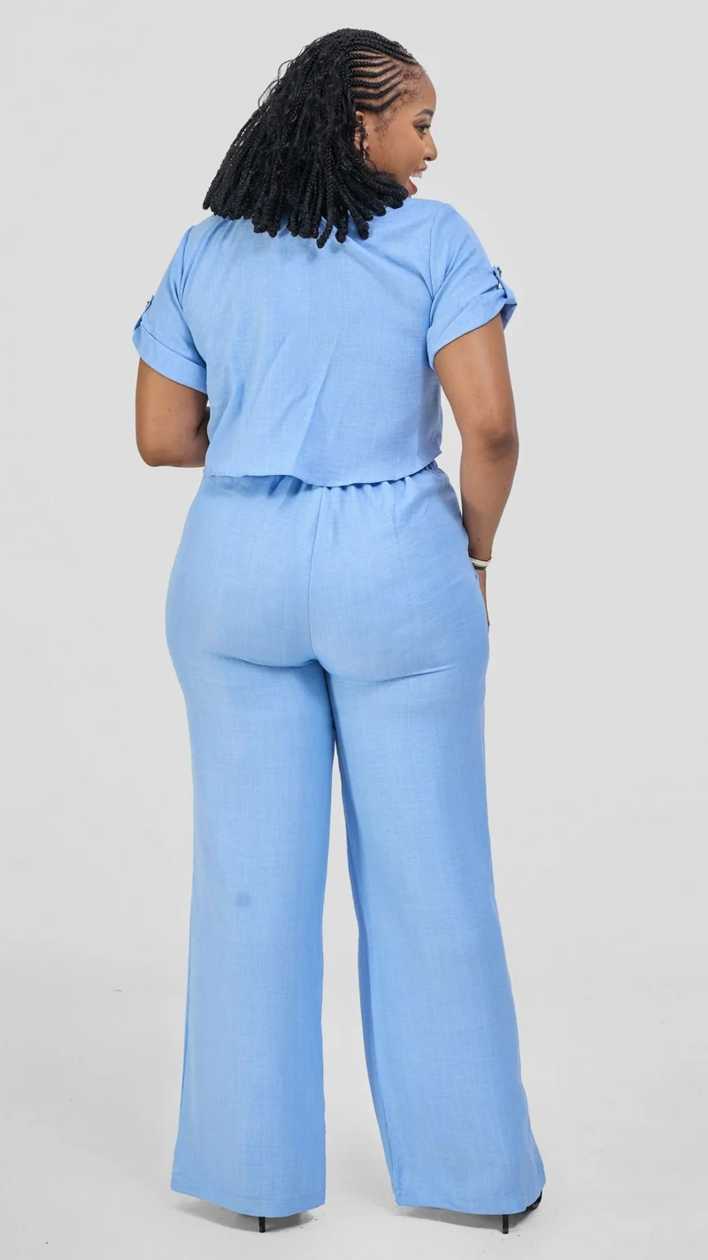 Prettygline Linen Set - Blue