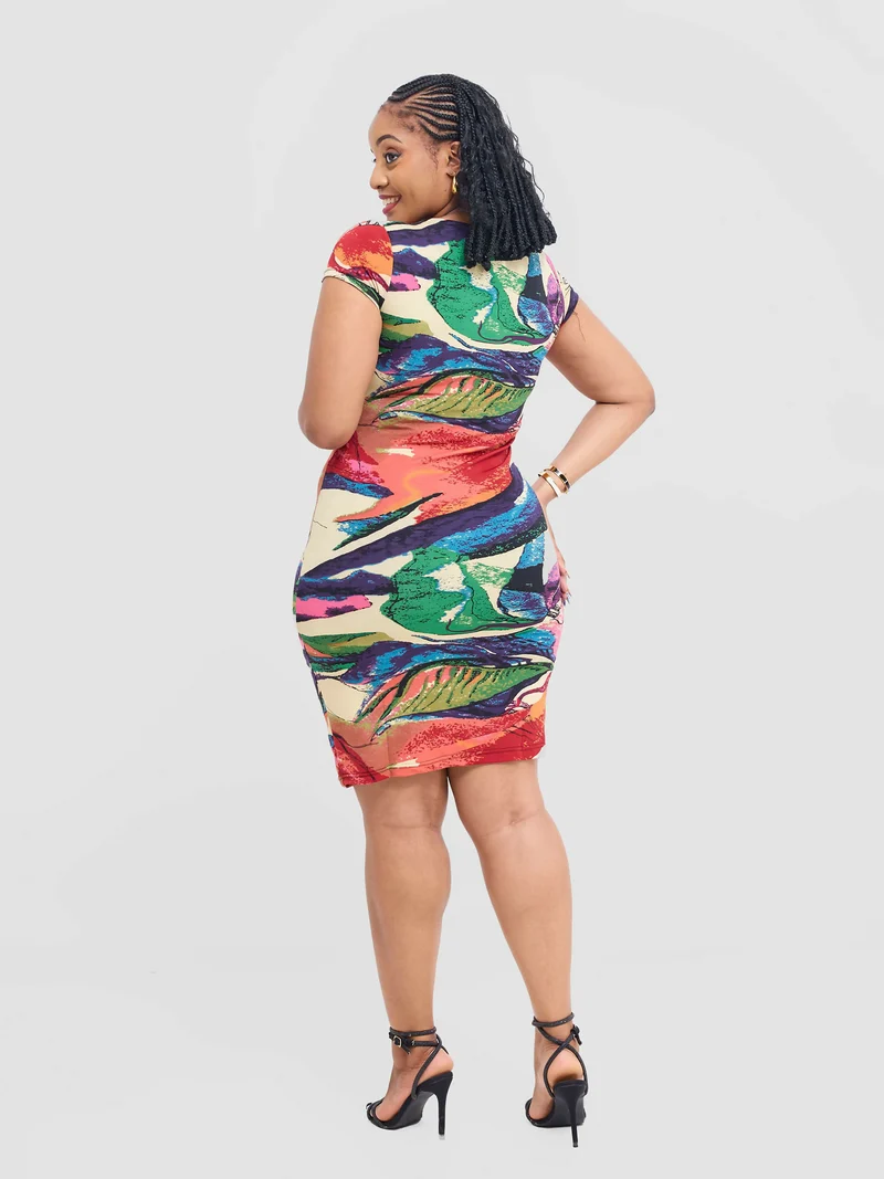Prettygline Dat Chic Bodycon - Multicolored