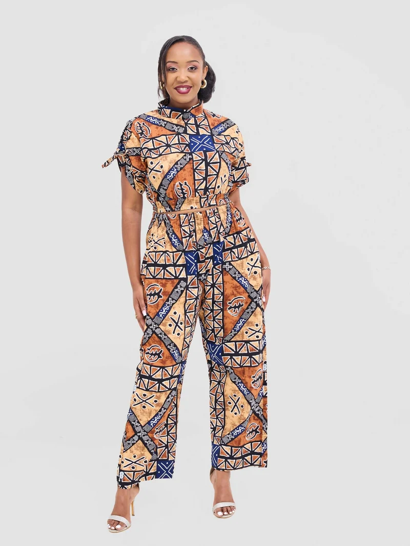 Prettygline Wiwi Pant Set - Brown