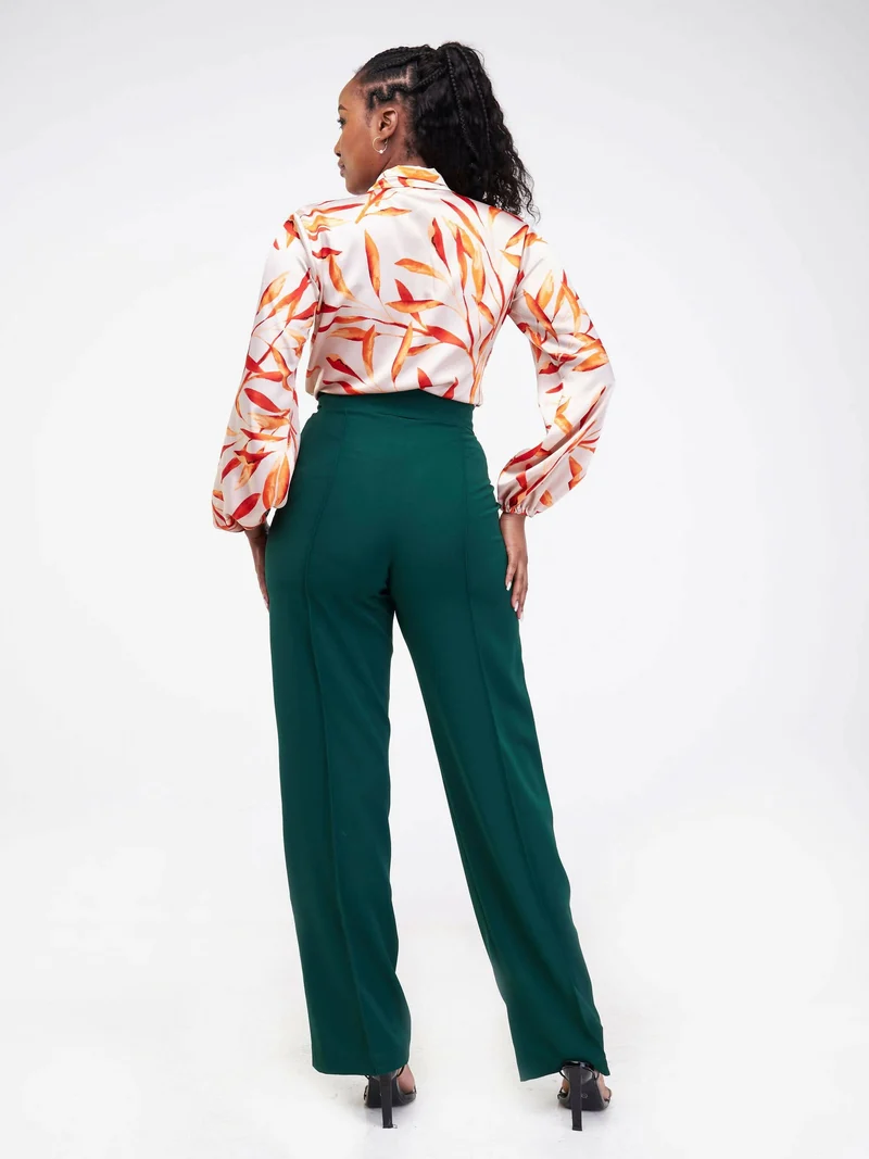 WSC Pambo Siri Studio Pintuck Pants - Green