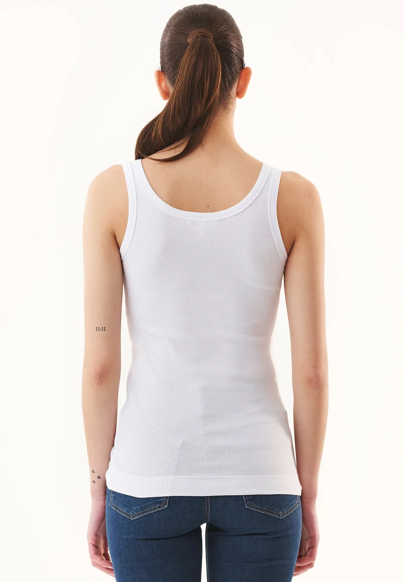 Rib Tank-Top aus Bio-Baumwolle