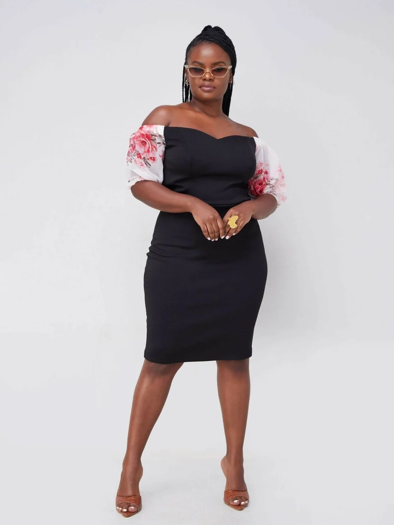 Purple Thread Orion Dress - Black