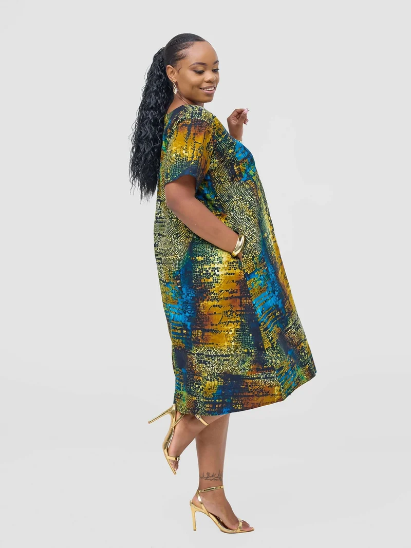 Prettygline Enzini Shift Dress - Multicolored