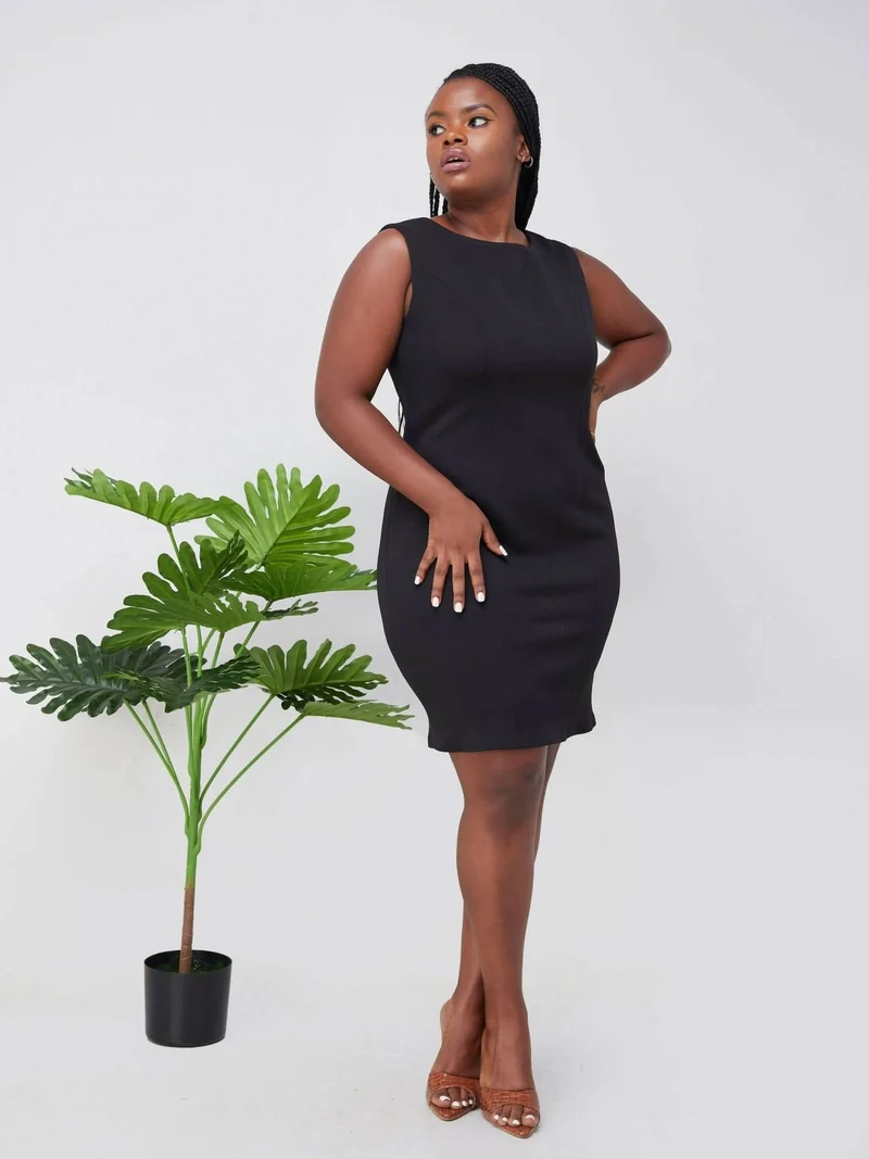 Purple Thread Alma Dress - Black