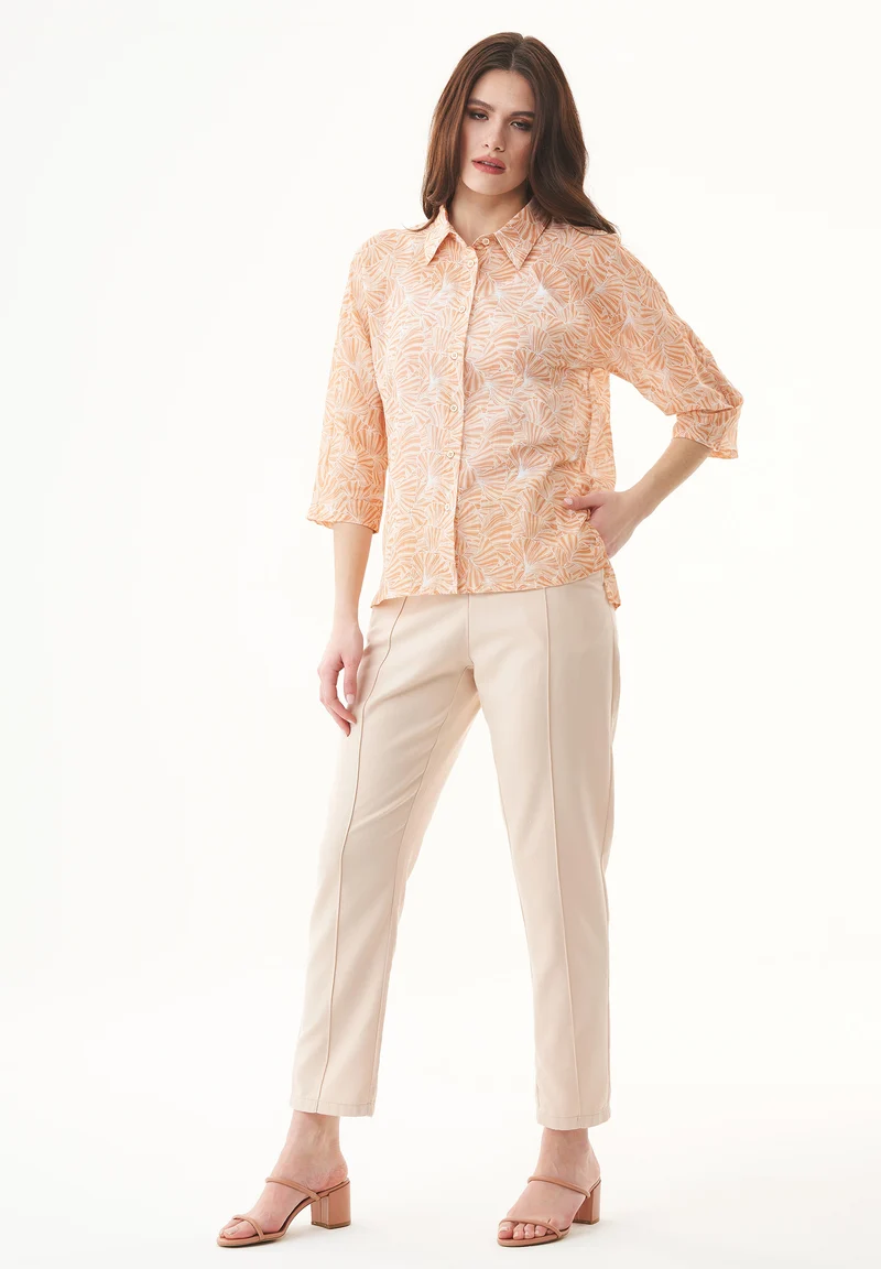 Hemdbluse aus Bio-Baumwoll-Voile