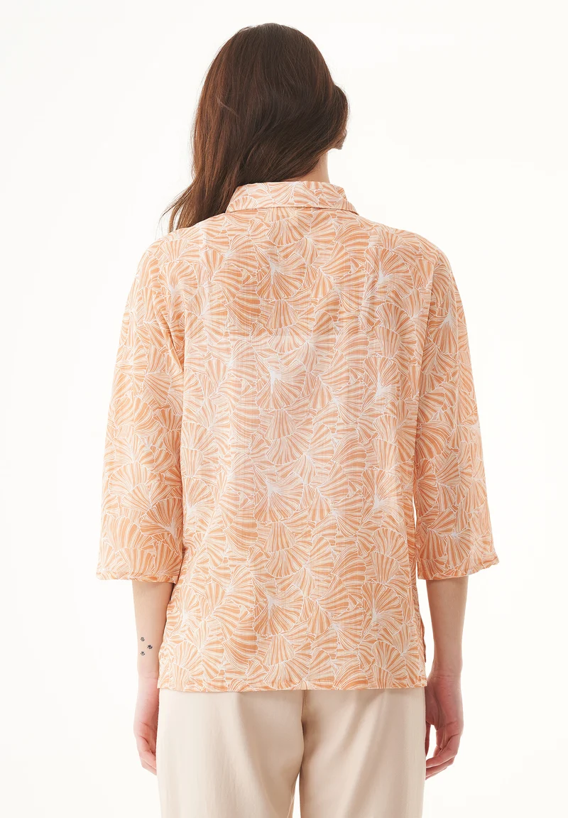 Hemdbluse aus Bio-Baumwoll-Voile