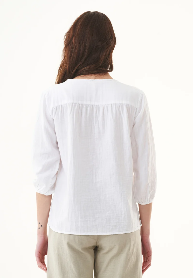 Bluse aus Bio-Baumwolle