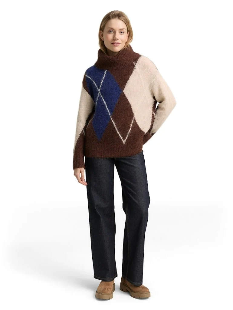 Tom Tailor Rollkragenpullover kombi