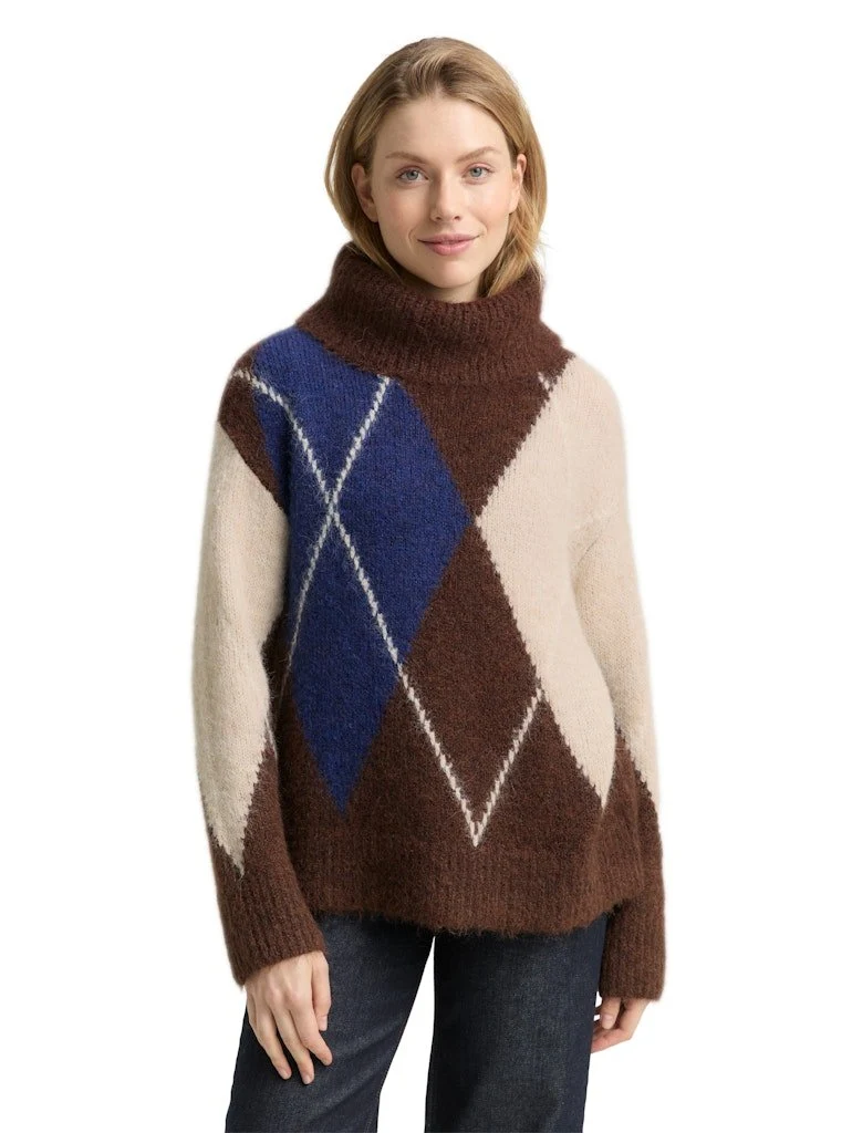 Tom Tailor Rollkragenpullover kombi