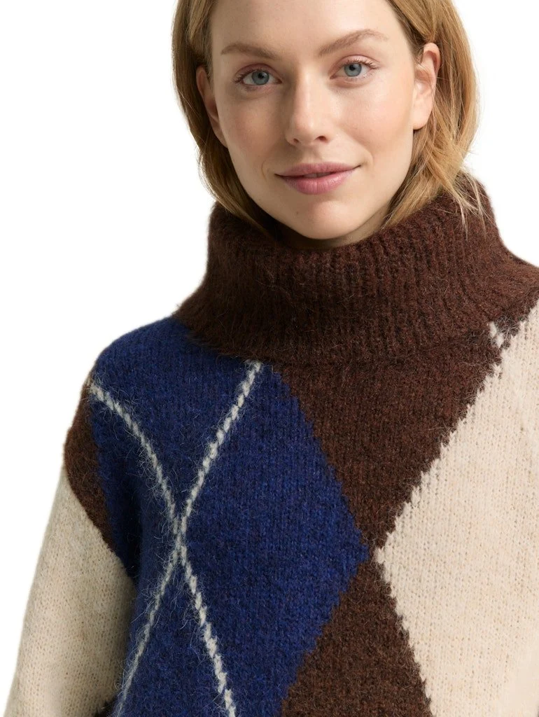 Tom Tailor Rollkragenpullover kombi