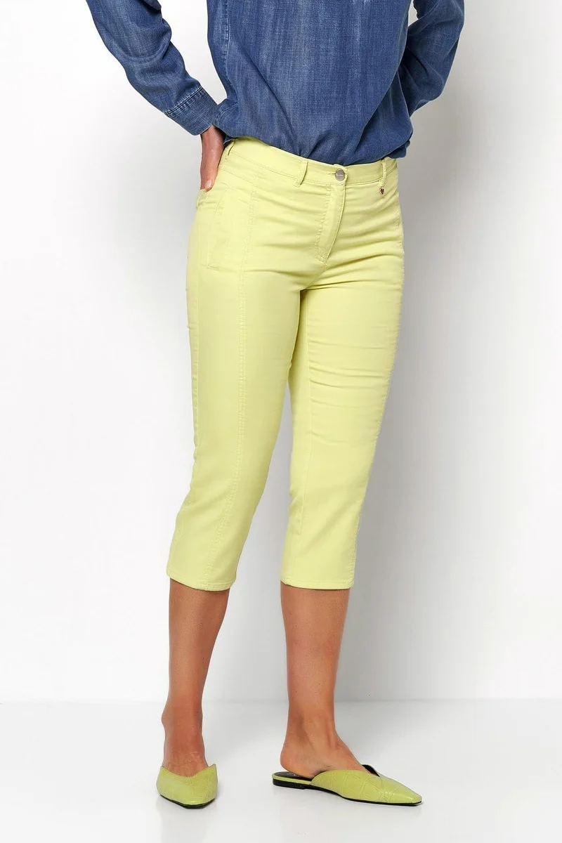 Relaxed by Toni 3/4 Hose Gelb