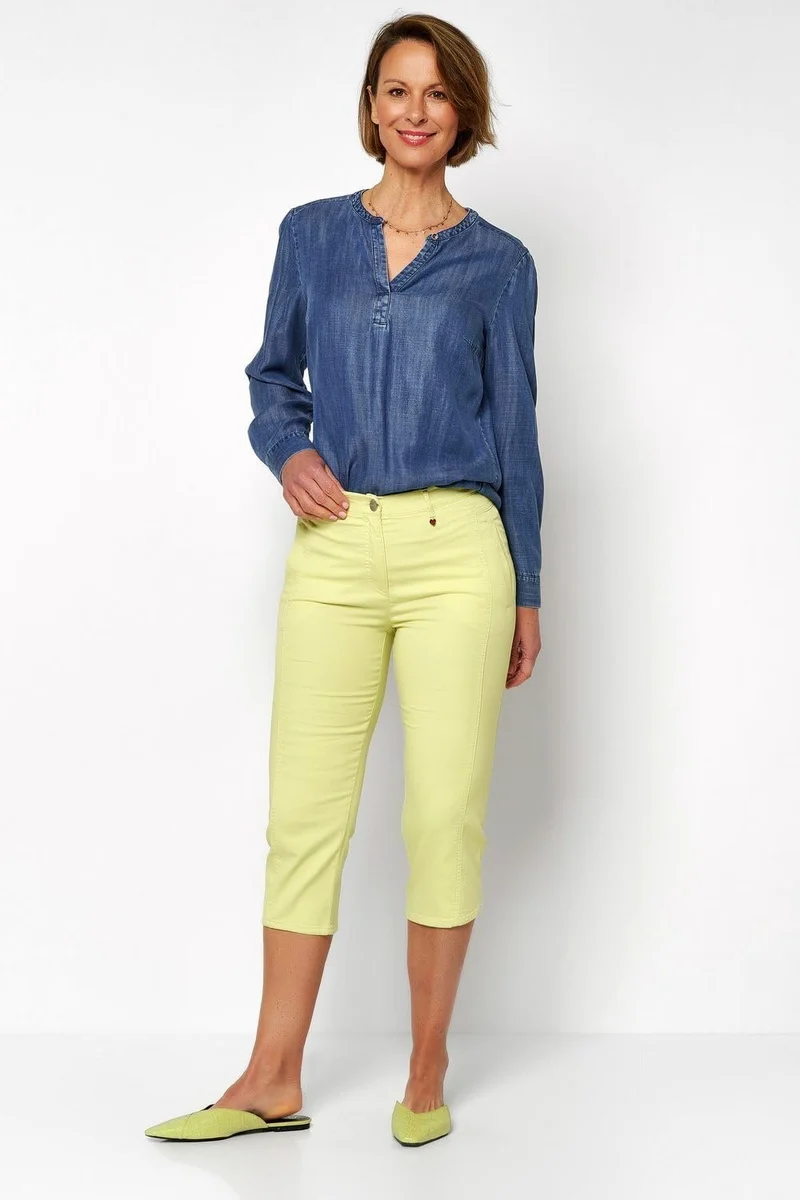 Relaxed by Toni 3/4 Hose Gelb