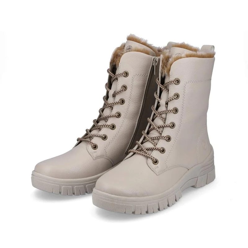 Remonte Schnür-Stiefeletten beige