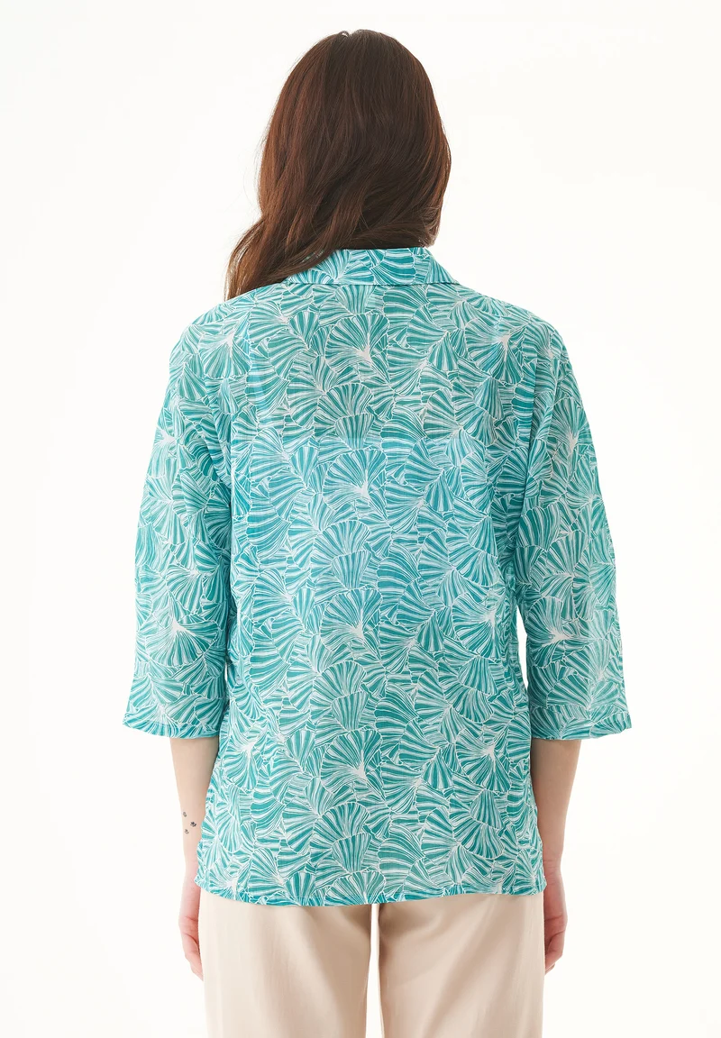 Hemdbluse aus Bio-Baumwoll-Voile