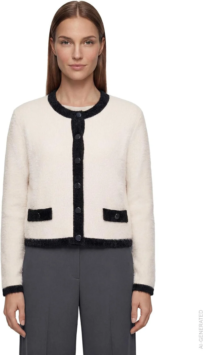 Betty Barclay Strickjacke Kurz 1/1 Arm - 37_54872016_7997
