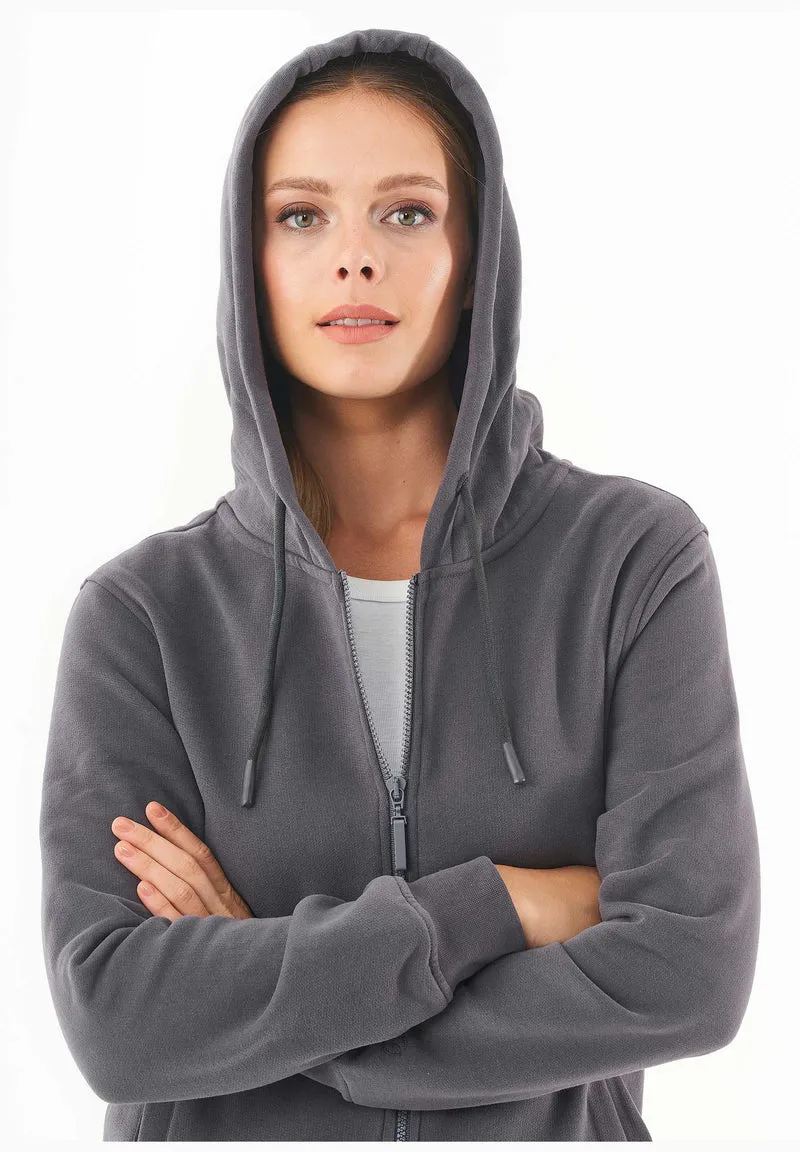 Soft Touch Zip-Hoodie aus Bio-Baumwolle