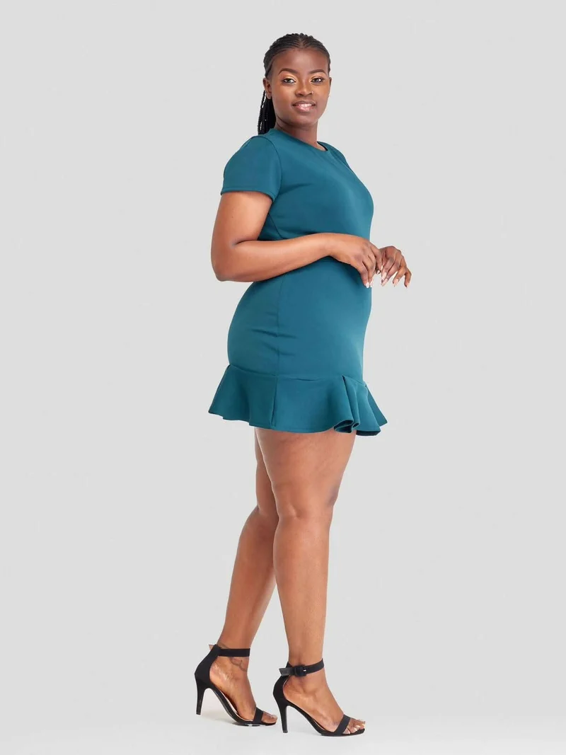 Jem Africa Kamene Mini Dress - Teal