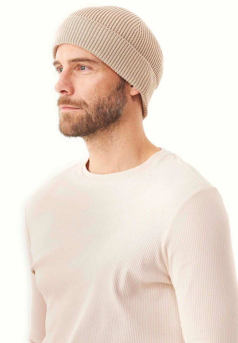 Unisex Strick-Beanie aus Bio-Baumwolle