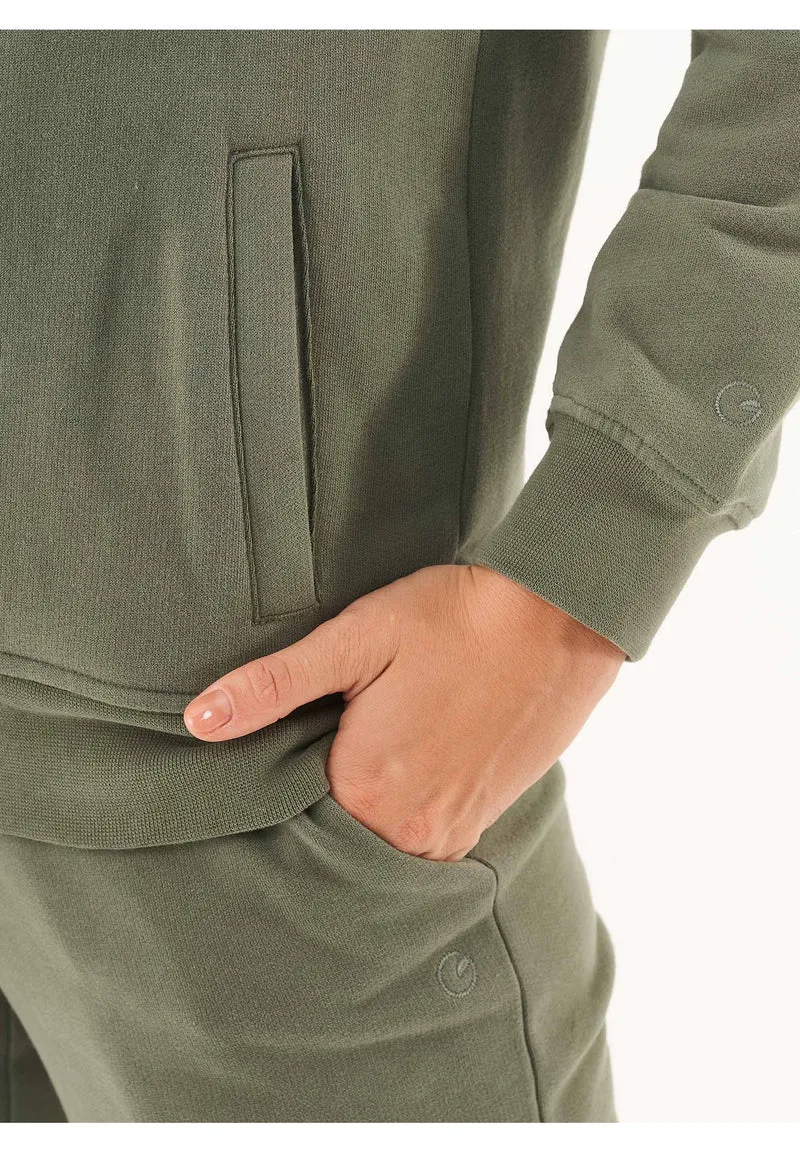 Soft Touch Zip-Hoodie aus Bio-Baumwolle