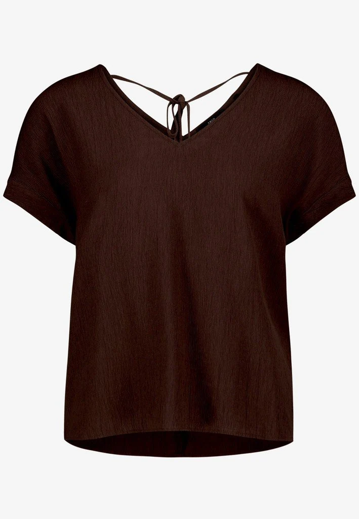 Zero Bluse Kurz ohne Arm - 42_110-10004073_7416-Chocolate Plum