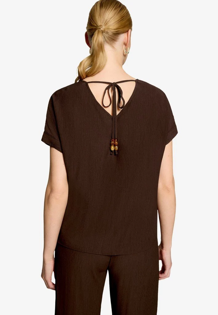 Zero Bluse Kurz ohne Arm - 42_110-10004073_7416-Chocolate Plum