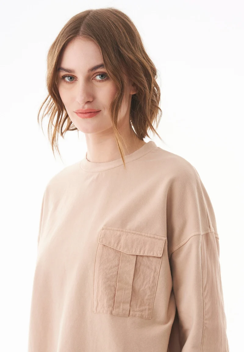 Sweatshirt aus Bio-Baumwolle