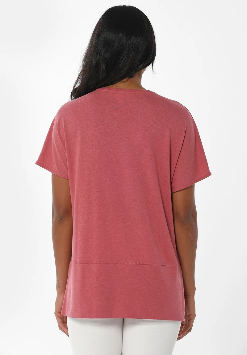 T-shirt aus TENCEL™ Lyocell und Bio-Baumwolle