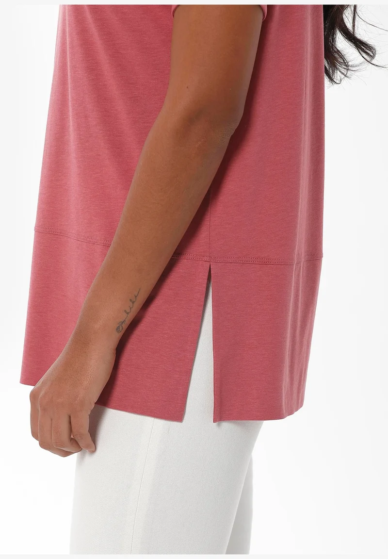 T-shirt aus TENCEL™ Lyocell und Bio-Baumwolle