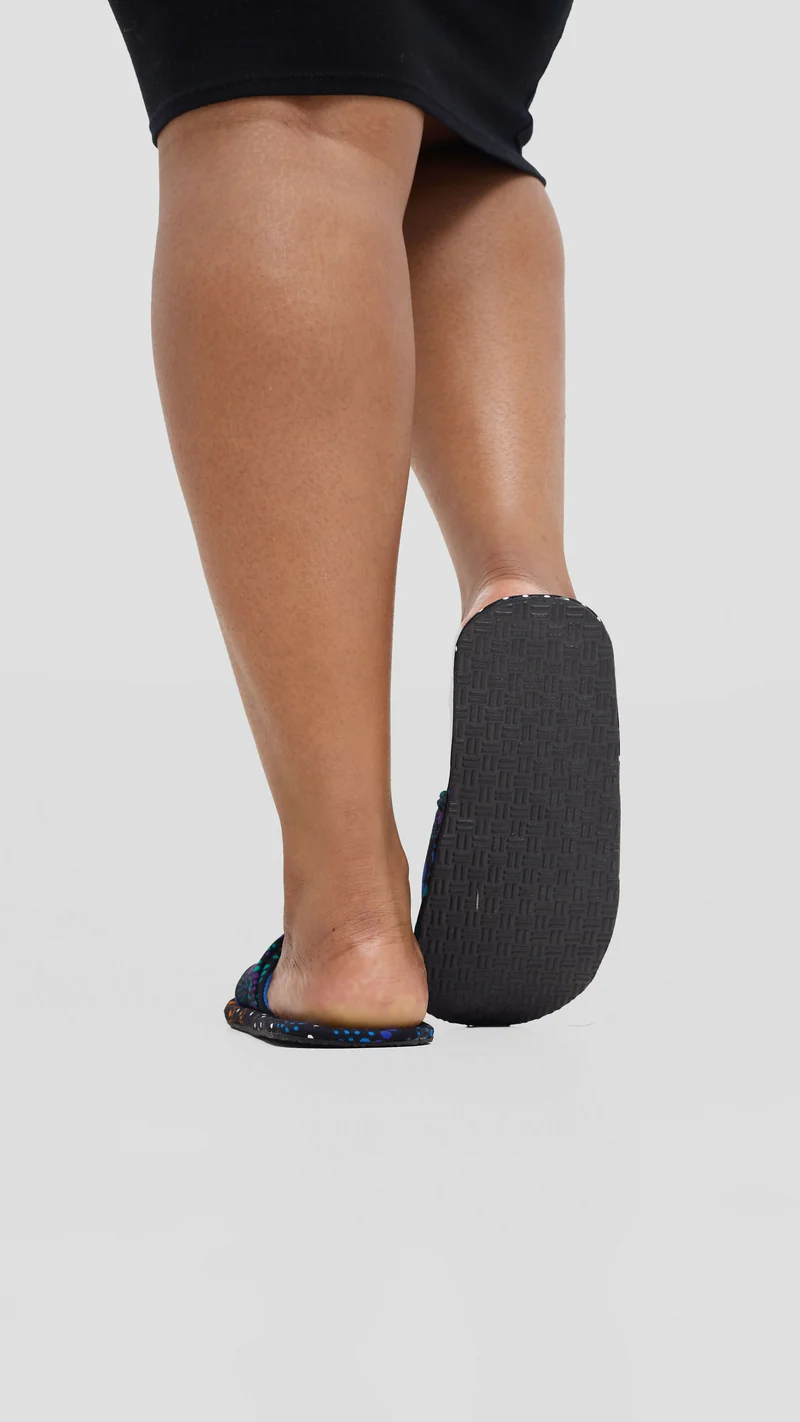 Ankara Artifacts Pantelli 2.0 House Slipper - Blue