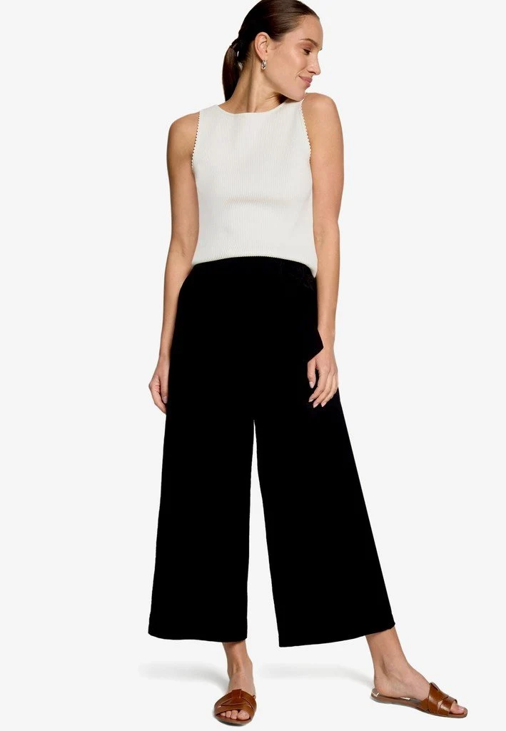 Zero Hose Casual 7/8 Länge - 42_110-10004015_9105-Black Beauty