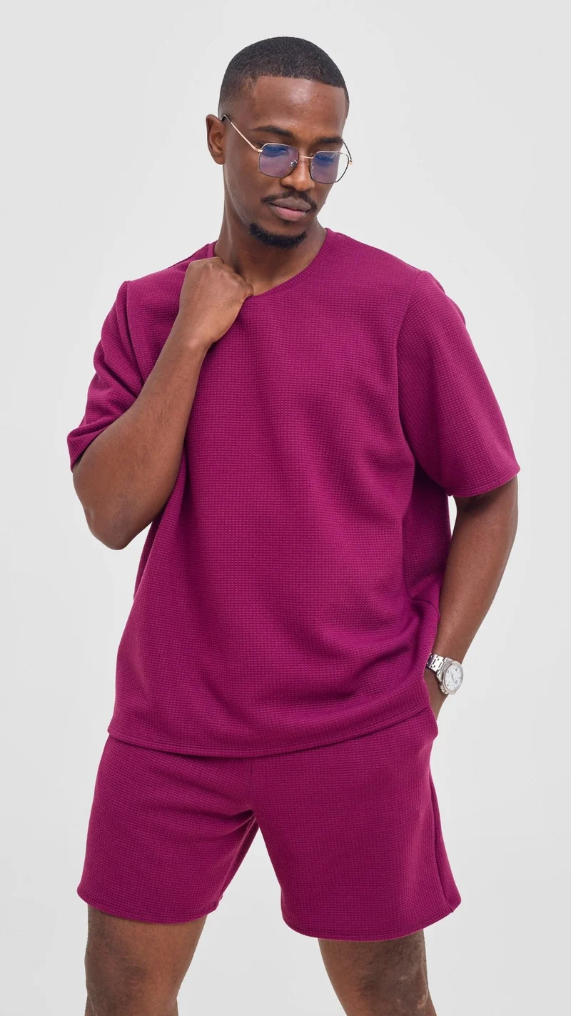 Shiv & Shikie X Safari Boxy T Shirt - Purple