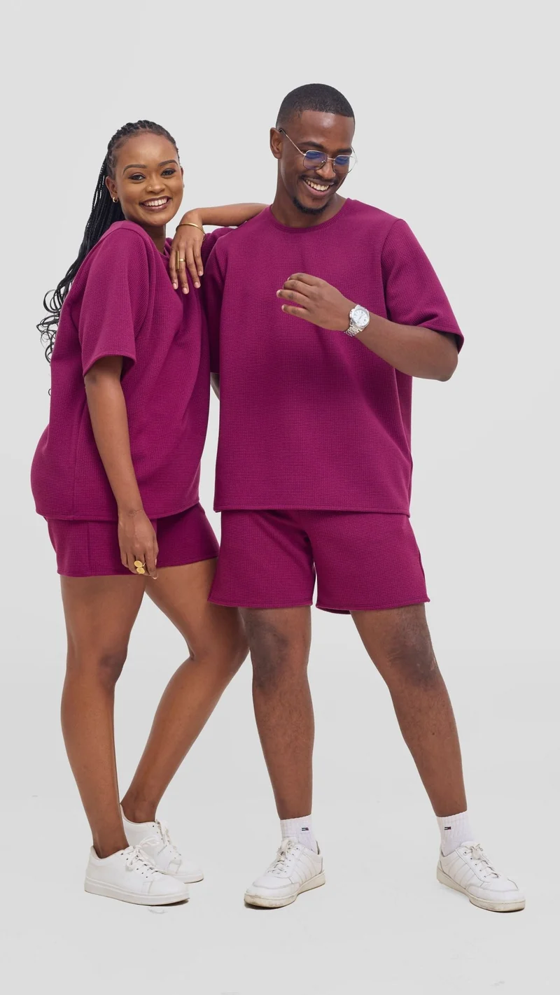 Shiv & Shikie X Safari Boxy T Shirt - Purple