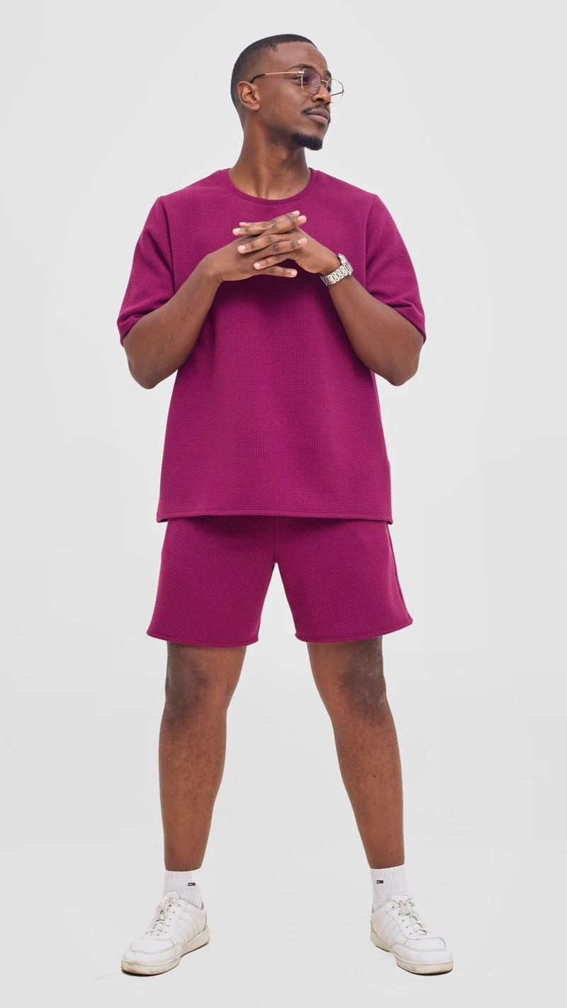 Shiv & Shikie X Safari Boxy T Shirt - Purple