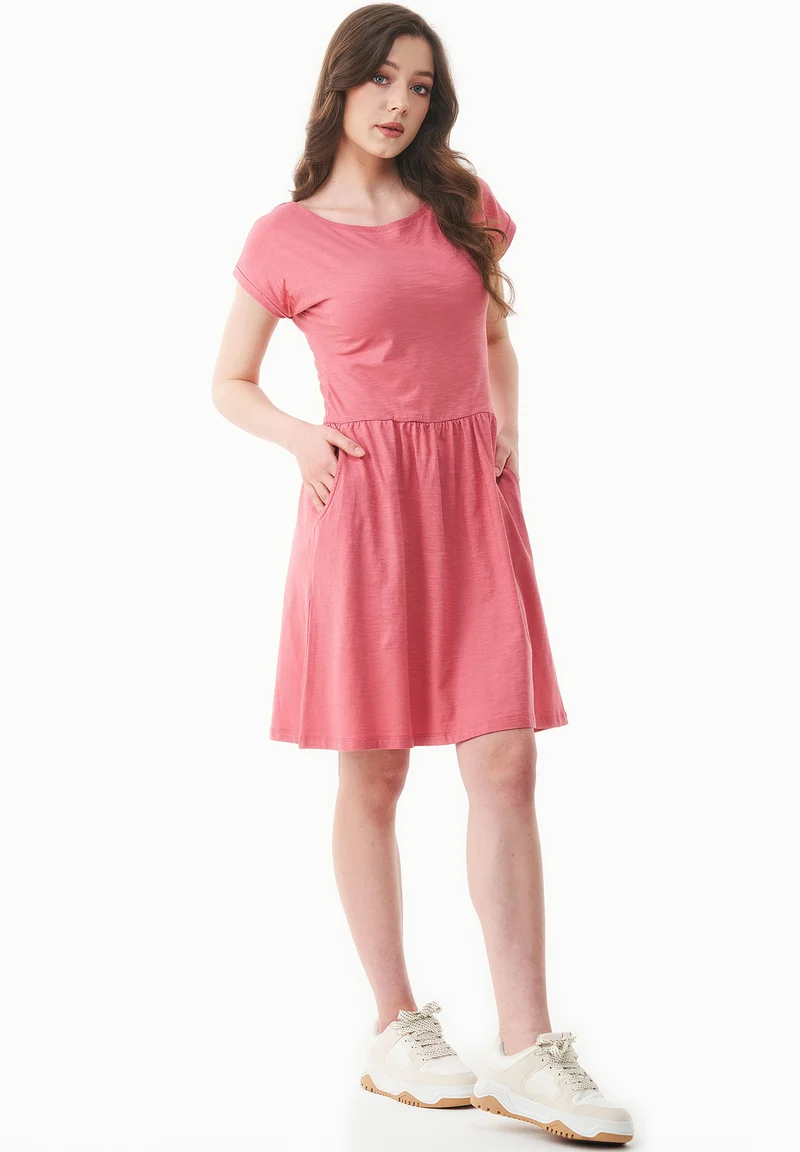 Slub-Jersey-Kleid aus Bio-Baumwolle