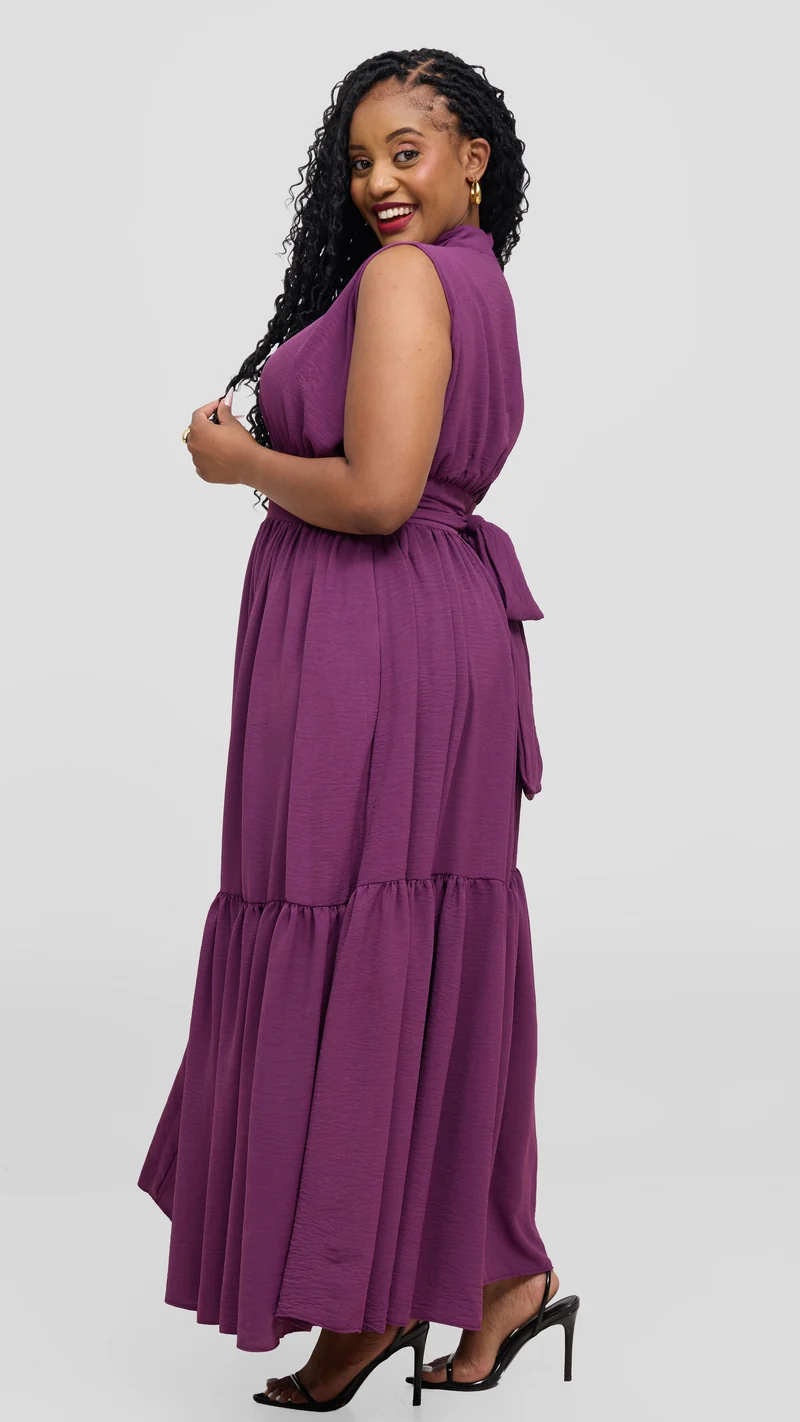 Zambarau Apparel Malaika Dress - Raspberry Purple
