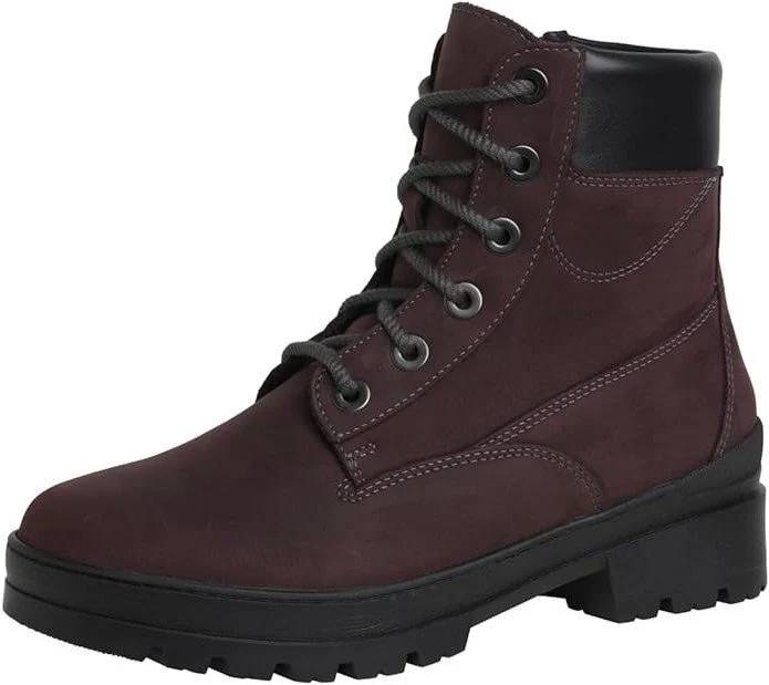 Ganter Schnür-Stiefeletten weinrot