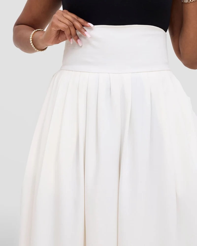 Izulu Chapeyu Pant - Cream white