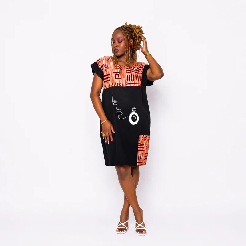 AGAMU Naya Dress - Black