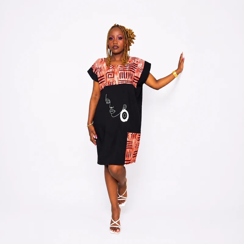 AGAMU Naya Dress - Black