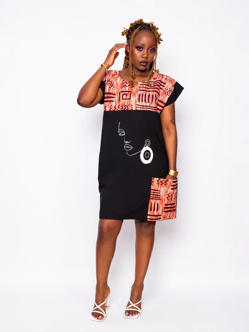 AGAMU Naya Dress - Black