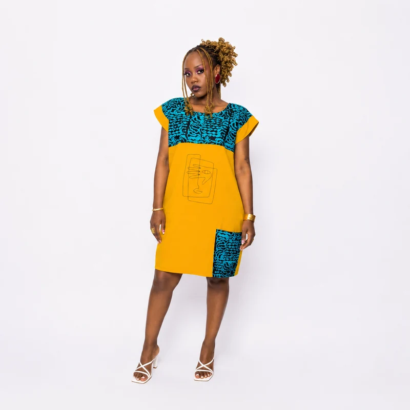 AGAMU Bisa Dress - Yellow