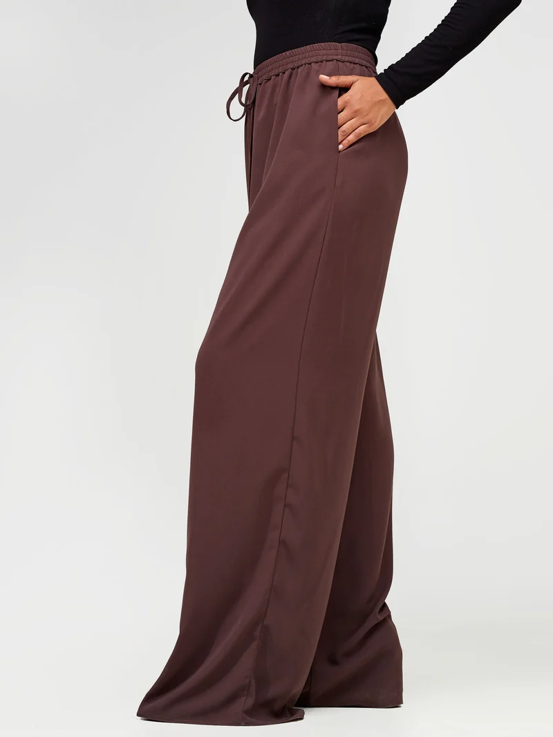 Vivo Wastani Drawstring Pants - Chocolate