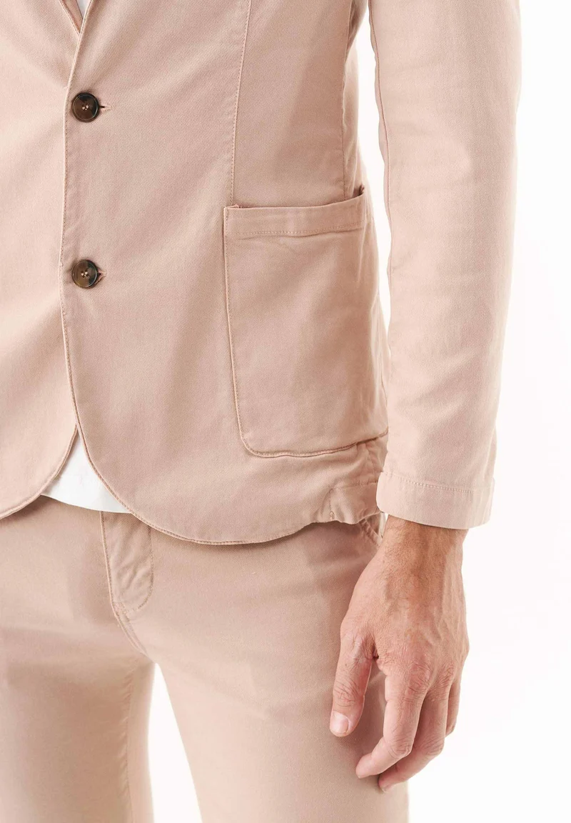 Sakko aus TENCEL™ Lyocell und Bio-Baumwolle