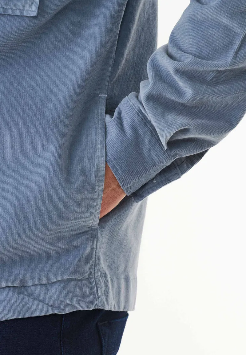 Full Zip Cord Overshirt aus Bio-Baumwolle