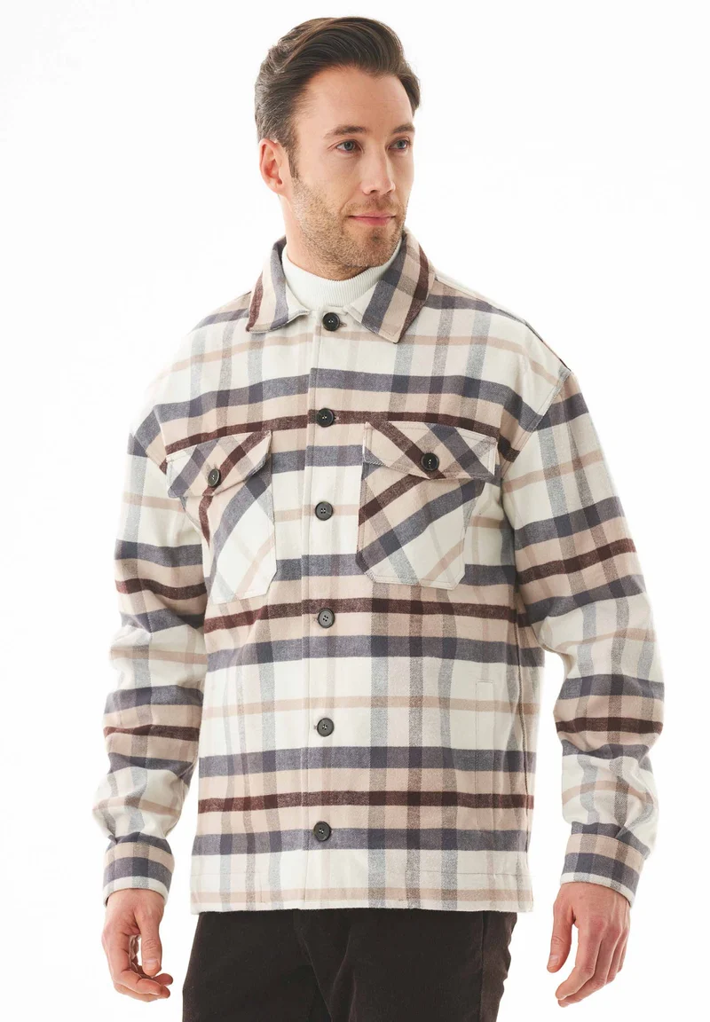 Flanell Overshirt aus Bio-Baumwolle